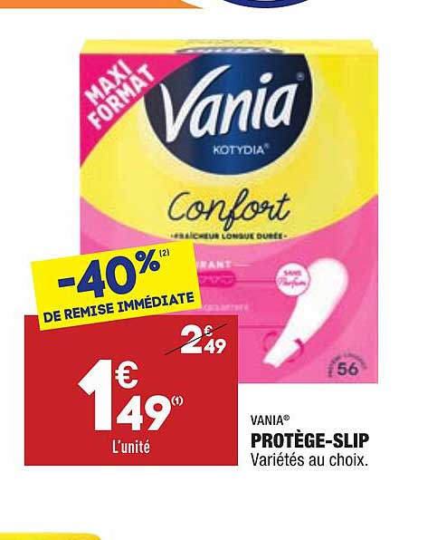 protège-slip vania