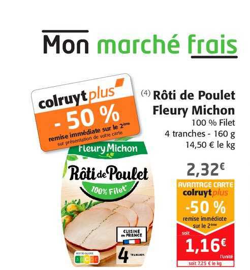 rôti de poulet fleury michon