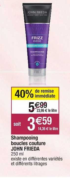 Shampooing Boucles Couture John Frieda
