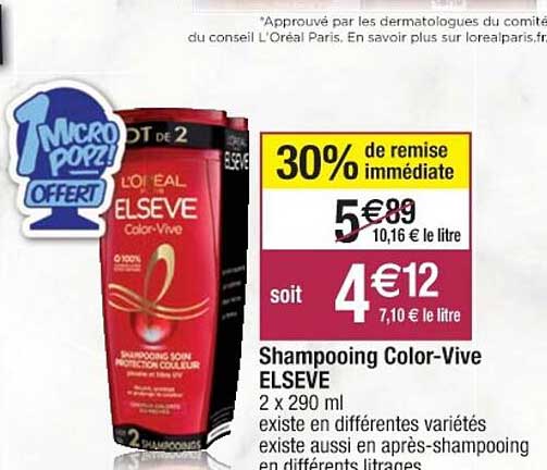 shampooing color-vive elsève