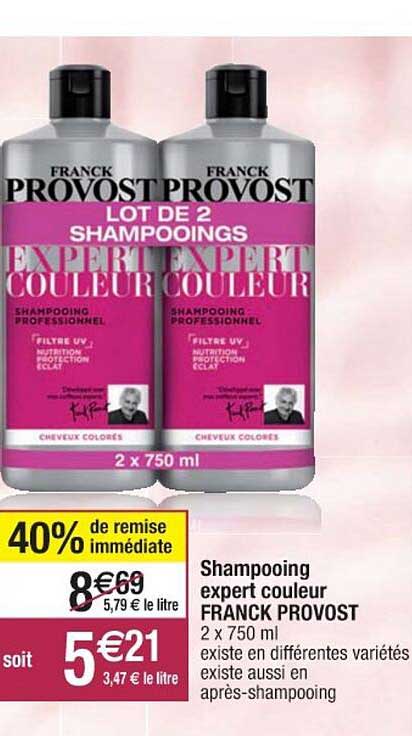 shampooing expert couleur franck provost