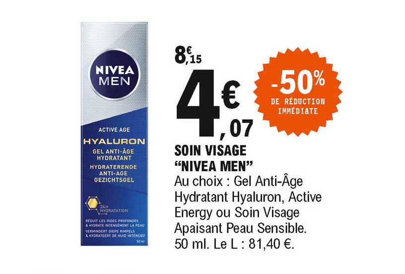 Soin Visage "nivea Men"
