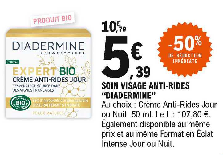 soin visage anti-rides "diadermine"