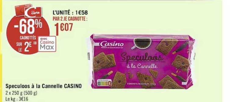Speculoos à La Cannelle Casino