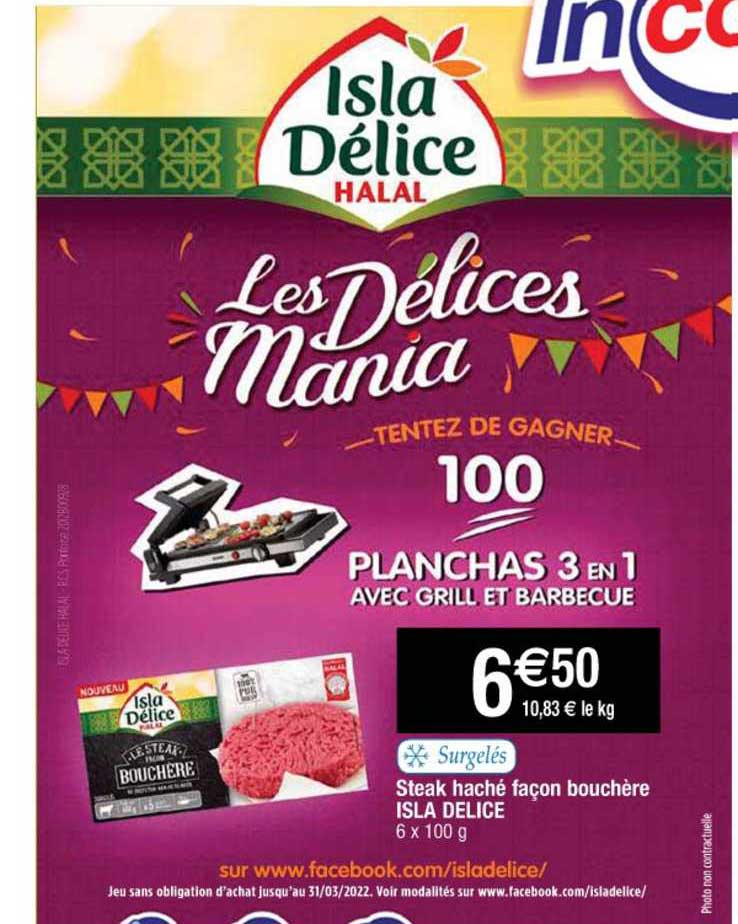 steak haché façon bouchère isla délice