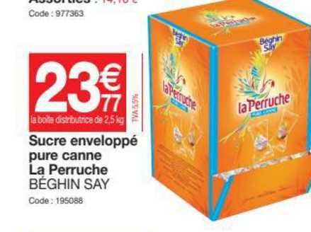 sucre enveloppé pure canne la perruche béghin say