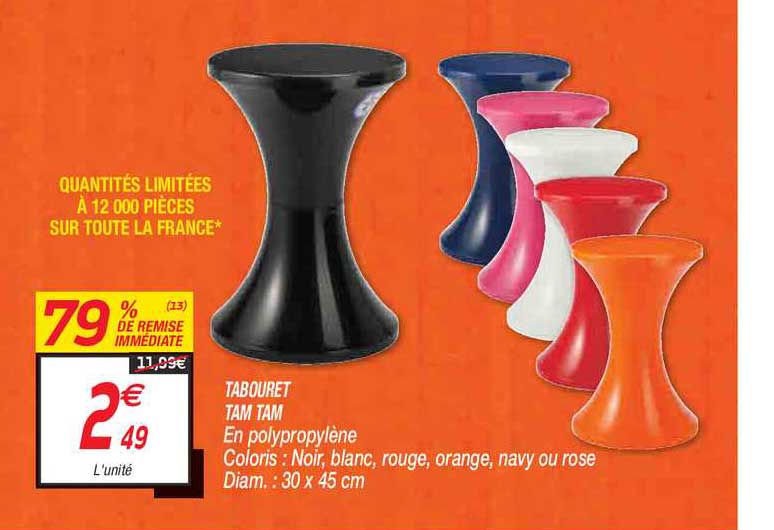 tabouret tam tam