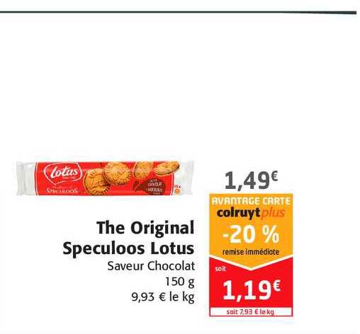 The Original Spéculoos Lotus