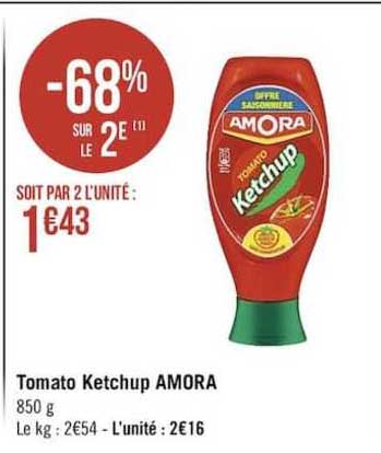 tomato ketchup amora