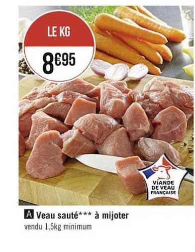 Veau Sauté à Mijoter