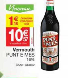 vermouth punt e mes