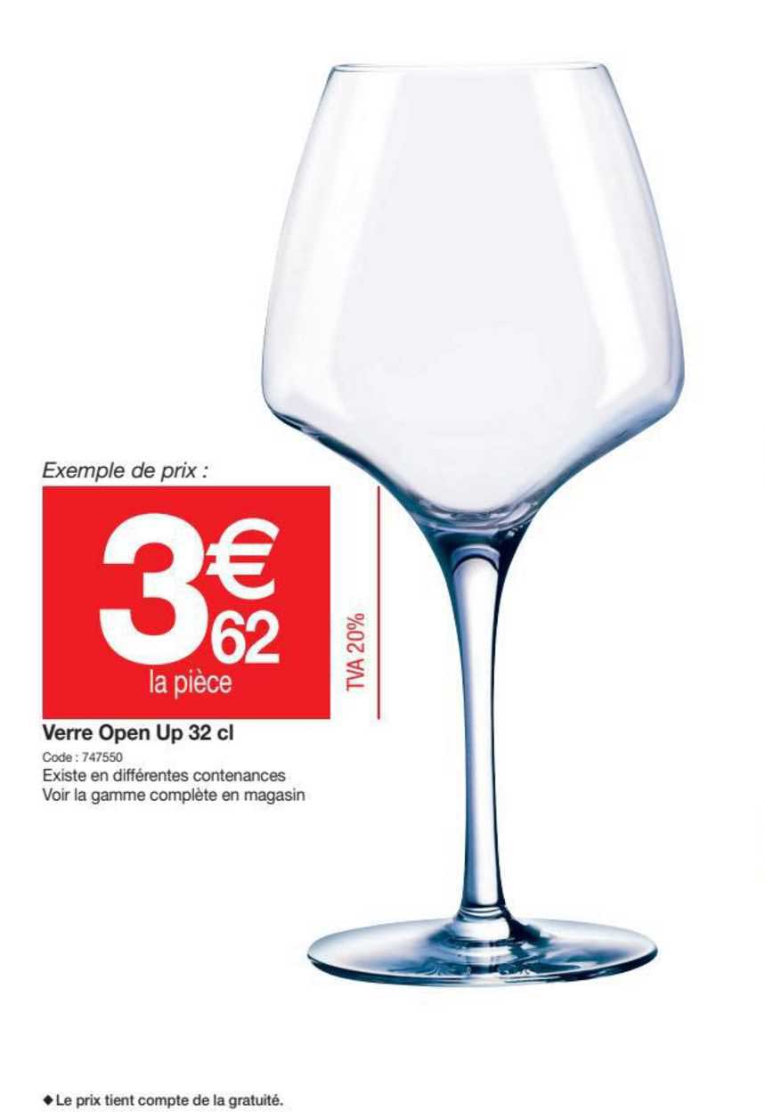 Verre Open Up 32 Cl