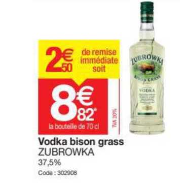 vodka bison grass zubrowka