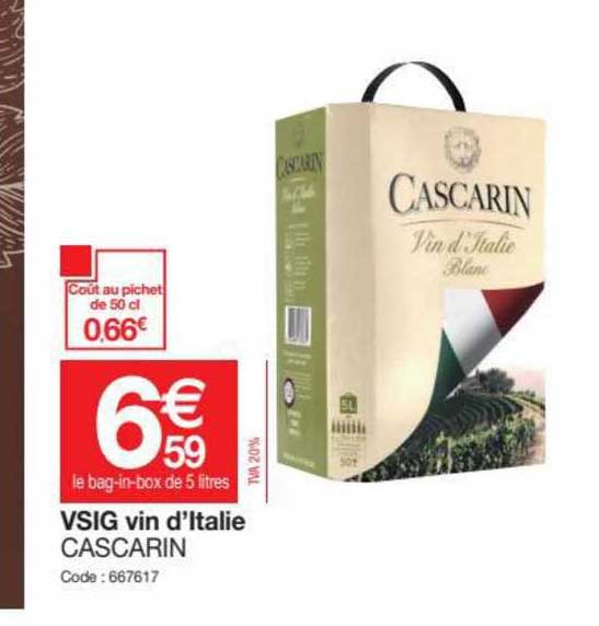 vsig vin d'italie cascarin