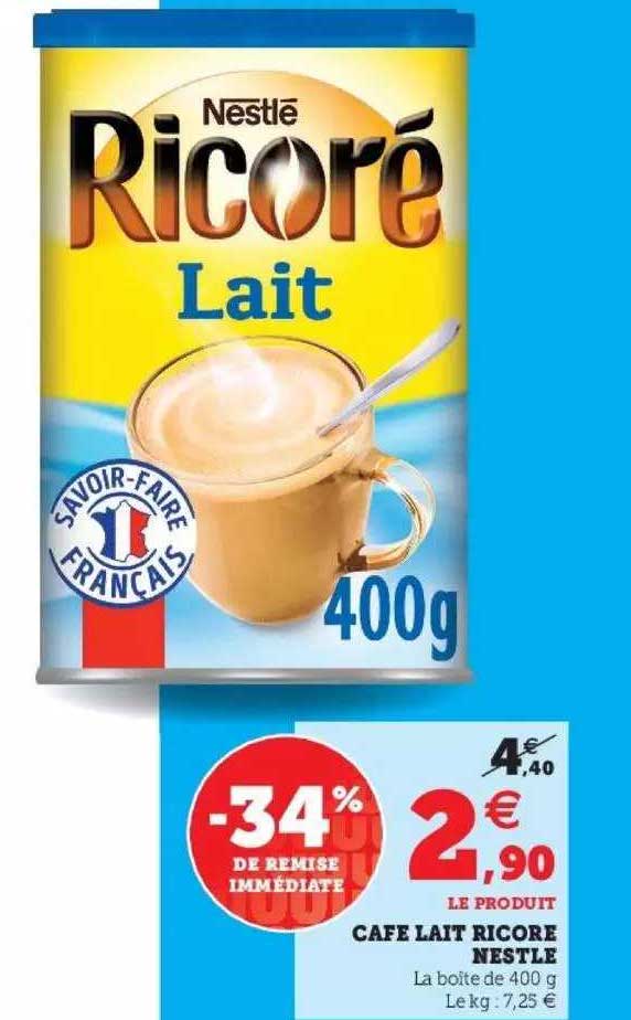 Café Lait Ricoré Nestlé