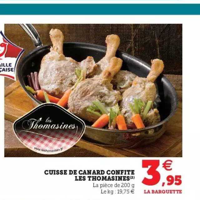 cuisse de canard confite les thomasines
