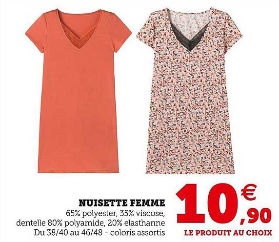 Nuisette Femme