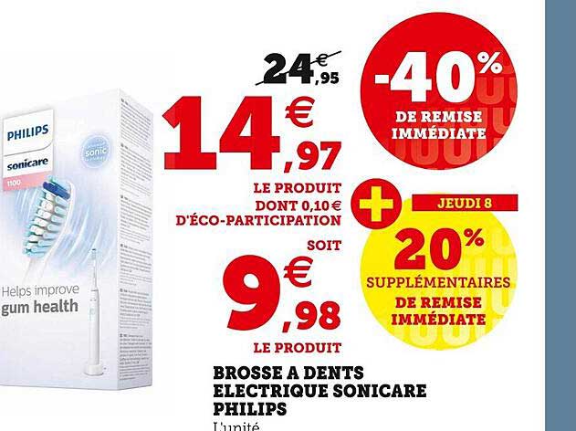 brosse à dents électrique sonicare philips