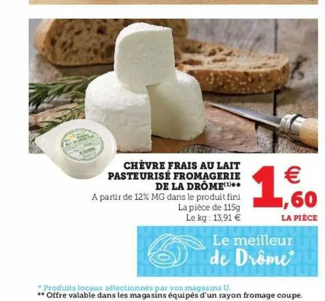 Chèvre Frais Au Lait Pasteurisé Fromagerie De La Drôme