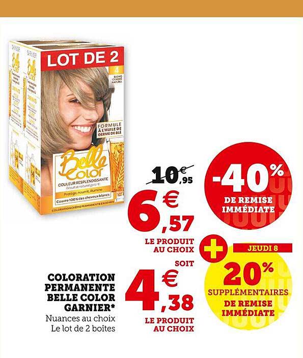 Coloration Permanente Belle Color Garnier