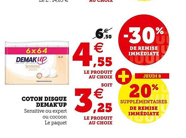 Coton Disque Demak'up