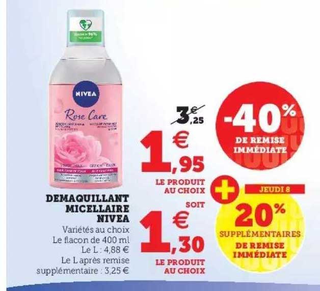 Démaquillant Micellaire Nivea