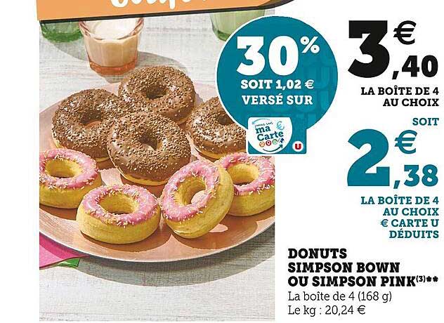 donuts simpson bown ou simpson pink