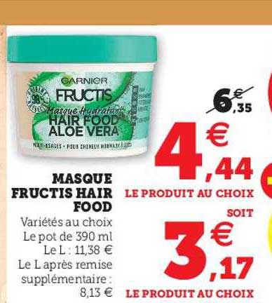 Masque Fructis Hair Food Garnier