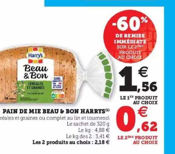 pain de mie beau & bon harrys