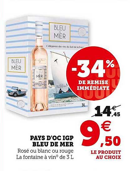 pays d'oc igp bleu de mer