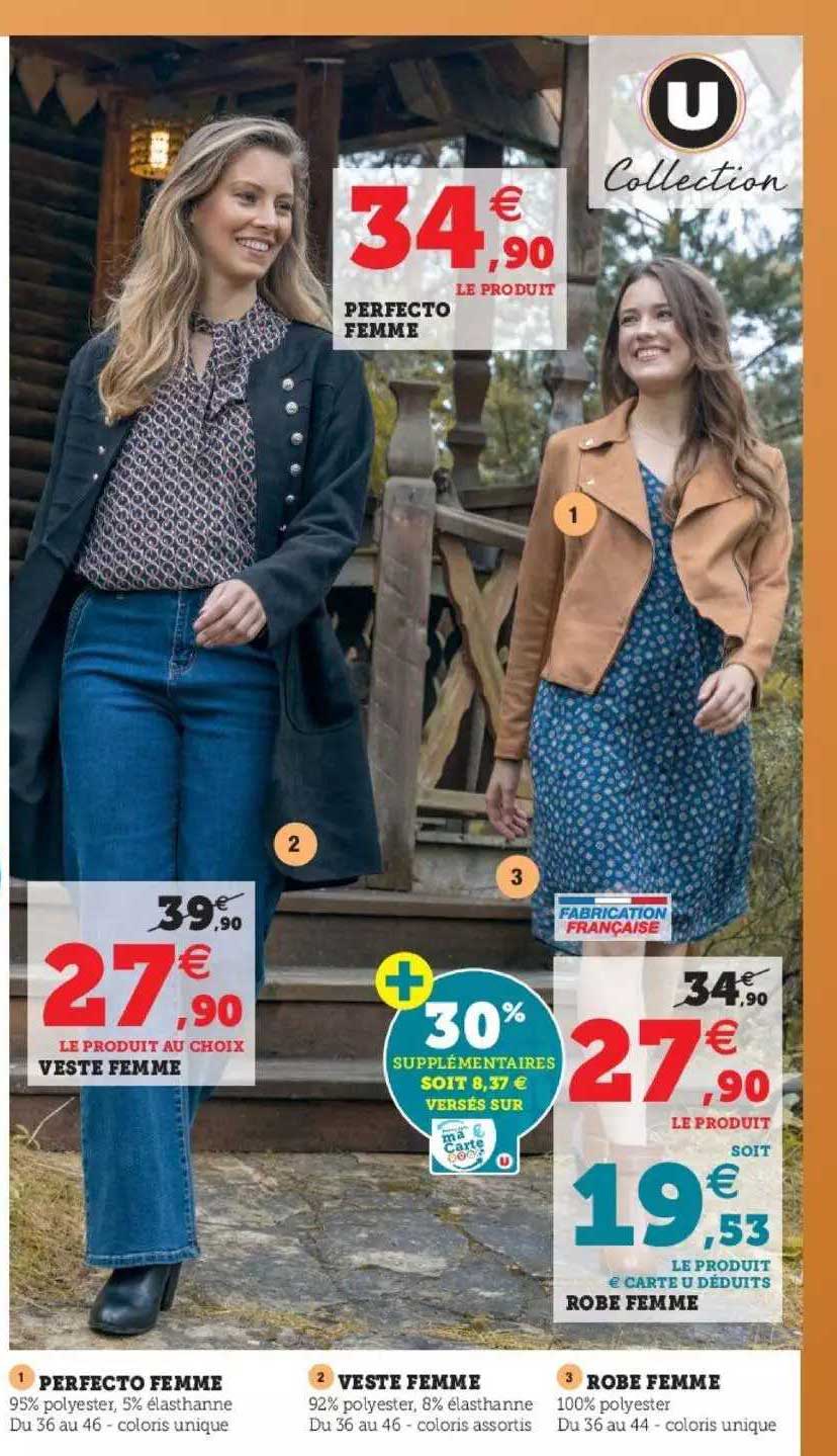 perfecto femme, veste femme, robe femme u collection