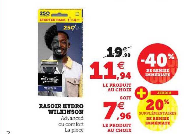 Rasoir Hydro Wilkinson