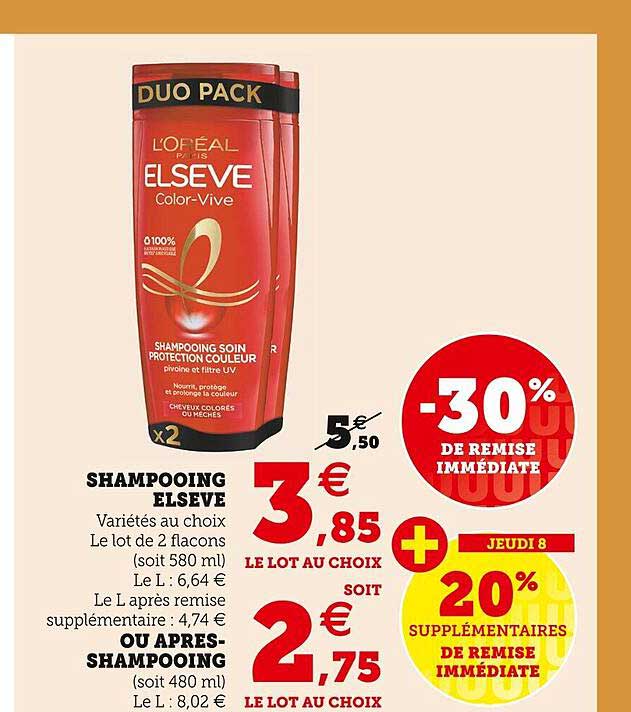 shampooing elsève ou après-shampooing