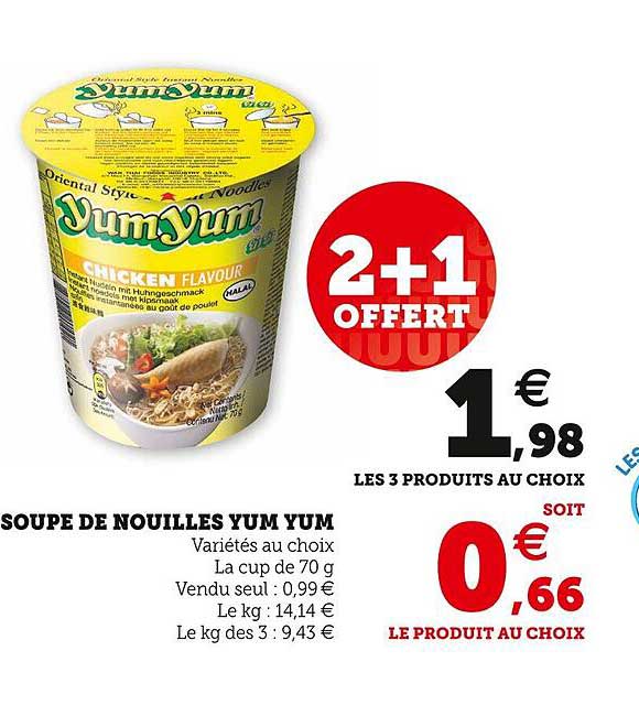 soupe de nouilles yum yum
