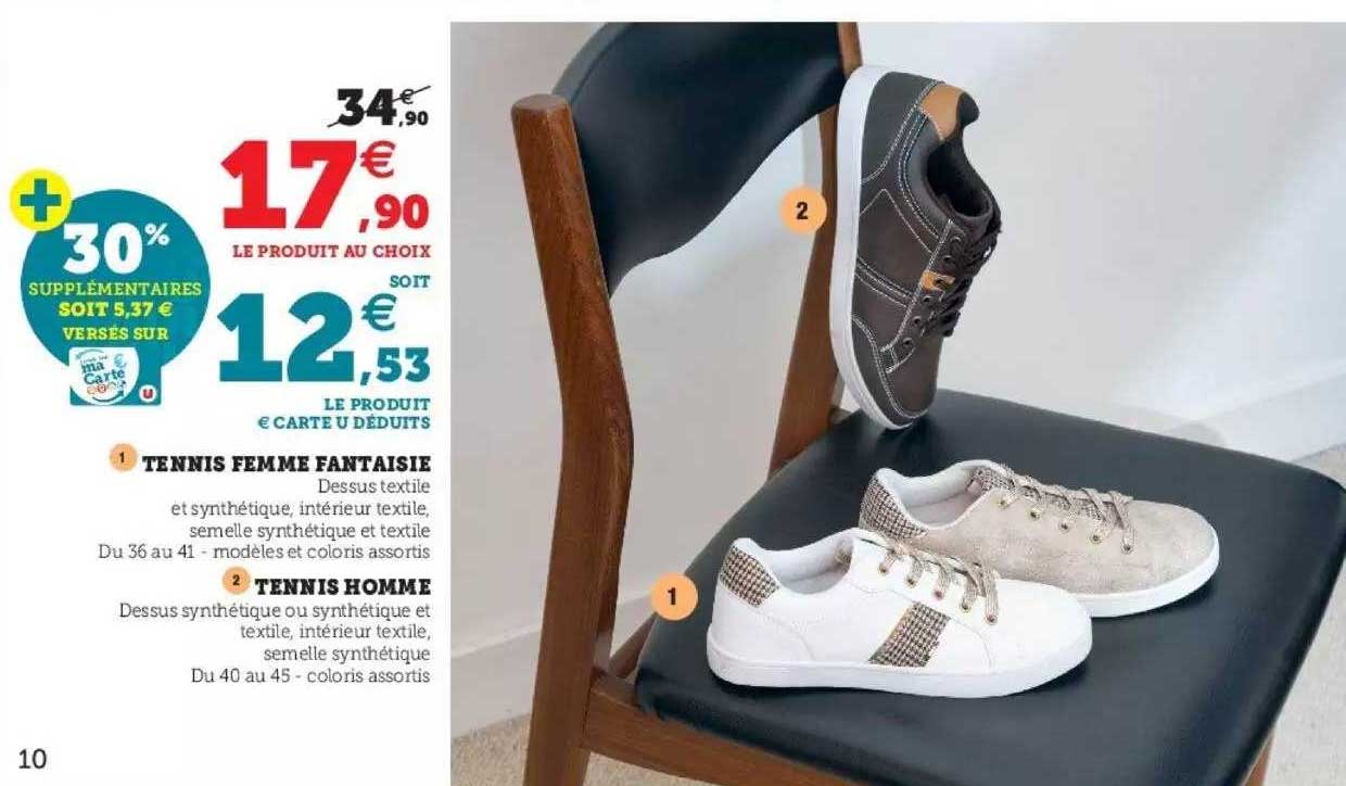 Tennis Femme Fantaisie, Tennis Homme