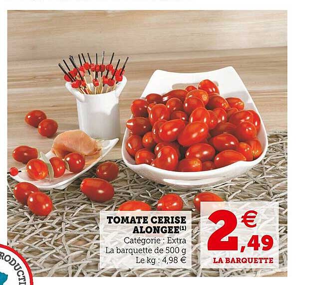 Tomate Cerise Alongée