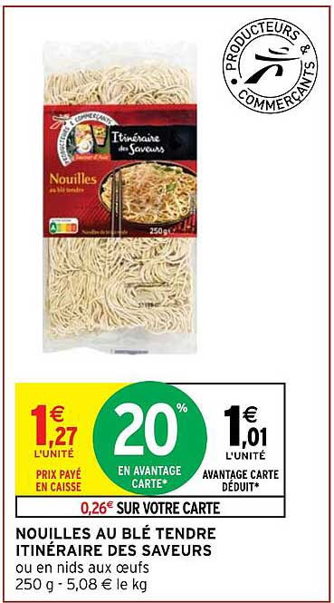 Nouilles Au Blé Tendre Itinéraire Des Saveurs