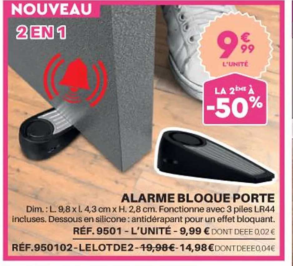 alarme bloque porte