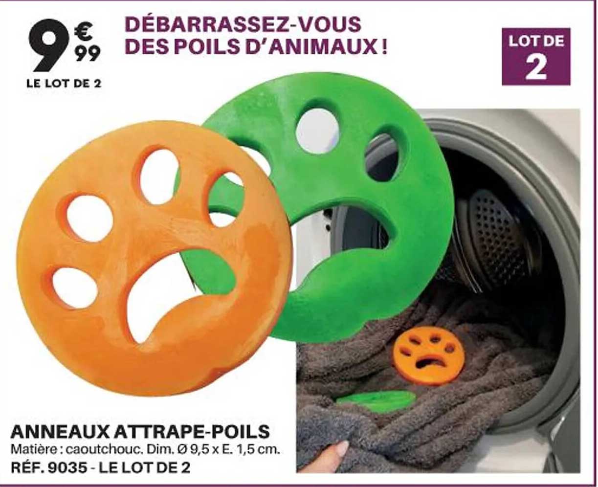 Anneaux Attrape-poils