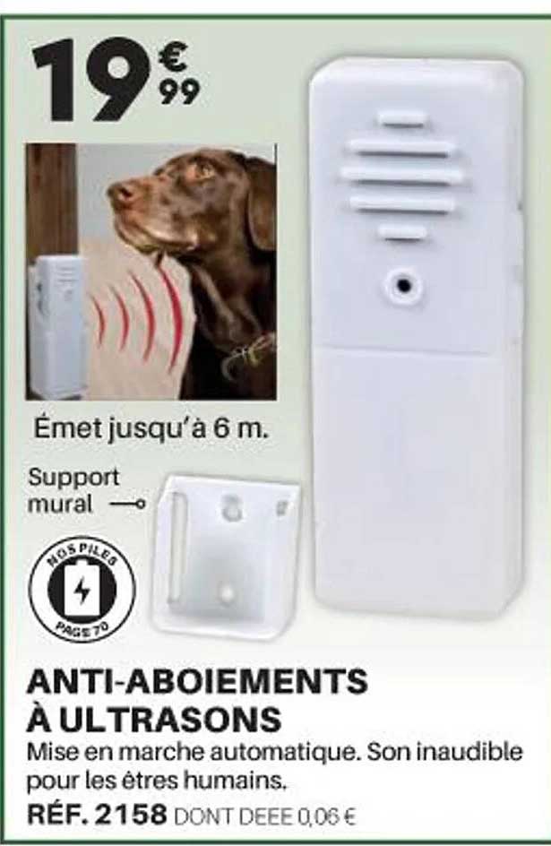 Anti-aboiements à Ultrasons