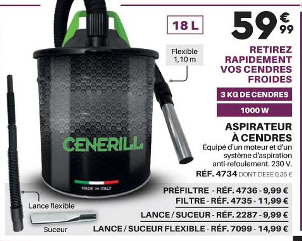 Aspirateur à Cendres