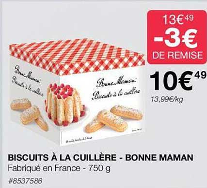biscuits à la cuillère - bonne maman