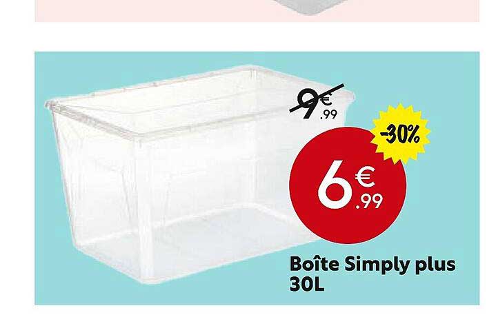 boîte simply plus 30l