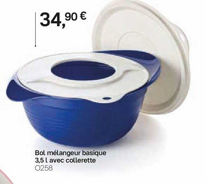 bol mélangeur basique avec collerette