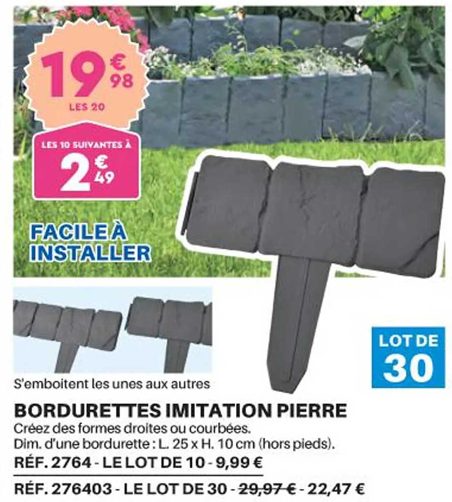 Bordurettes Imitation Pierre