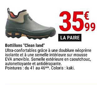 bottillons "clean land"