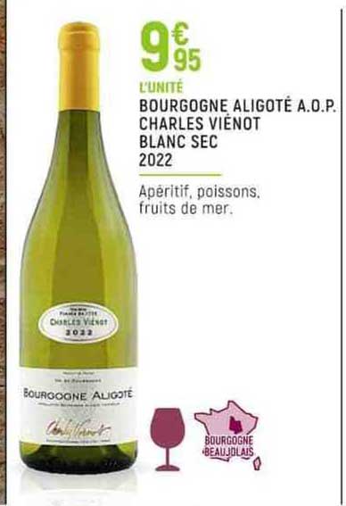 bourgogne aligoté a.o.p. charles viénot blanc sec 2022