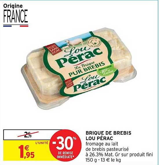 brique de brebis lou pérac