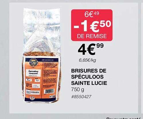 Brisures De Spéculoos Sainte Lucie