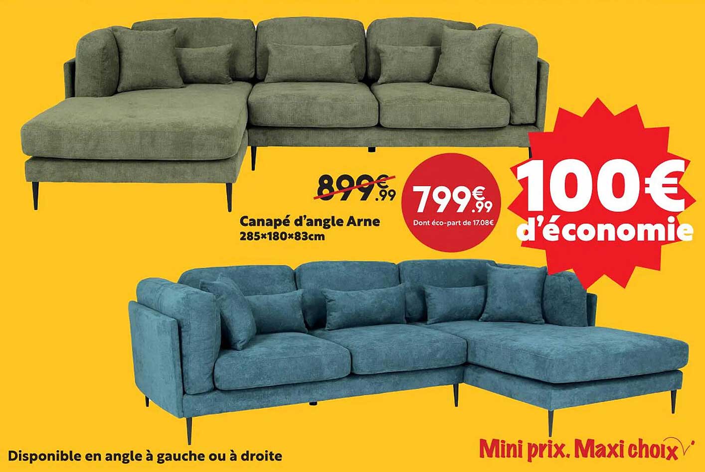 Canapé D'angle Arne